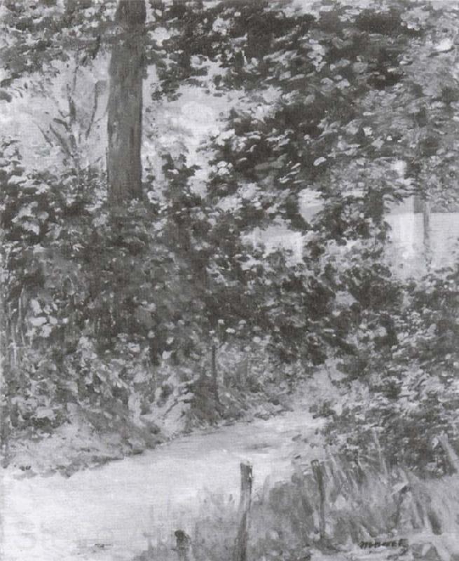 Edouard Manet Garden Lane in Reuil Spain oil painting art